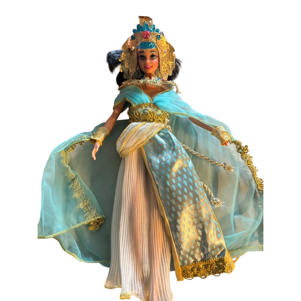 1994 Great Eras Egyptian Queen BarbieDoll Mattel Complete Outfit Headdress Shoes